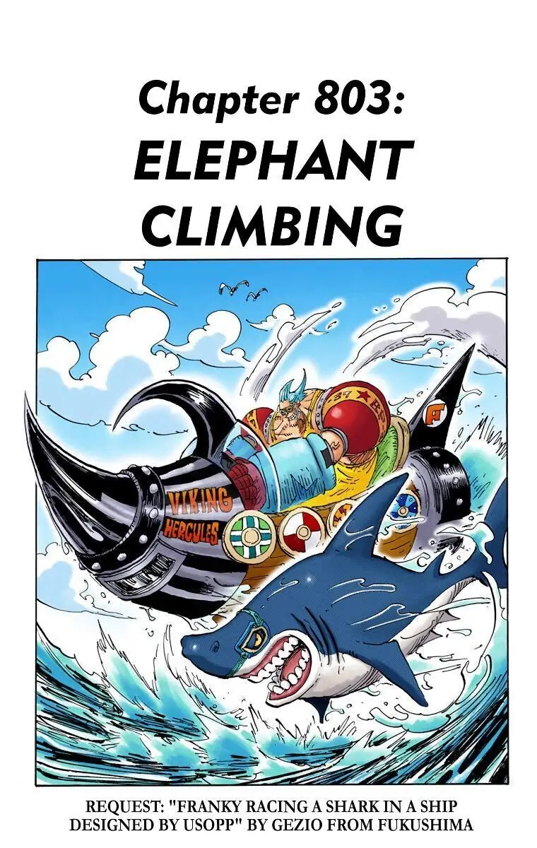 One Piece Digital Colored Chapter 803 image 01